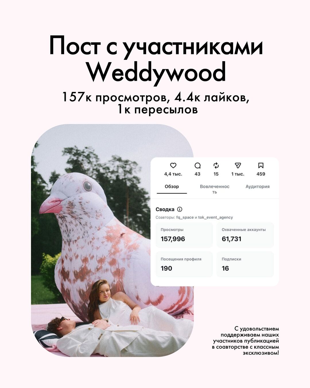 Пост с участниками