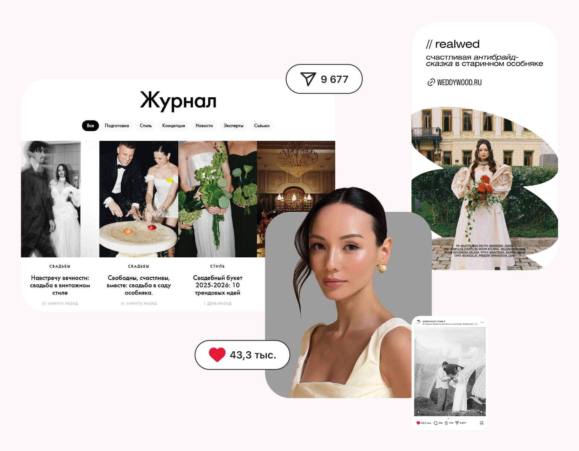 Публикации свадеб