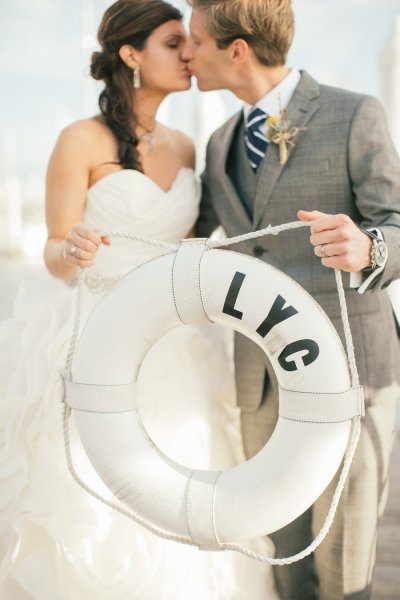 Морская стилистика свадьбы 
