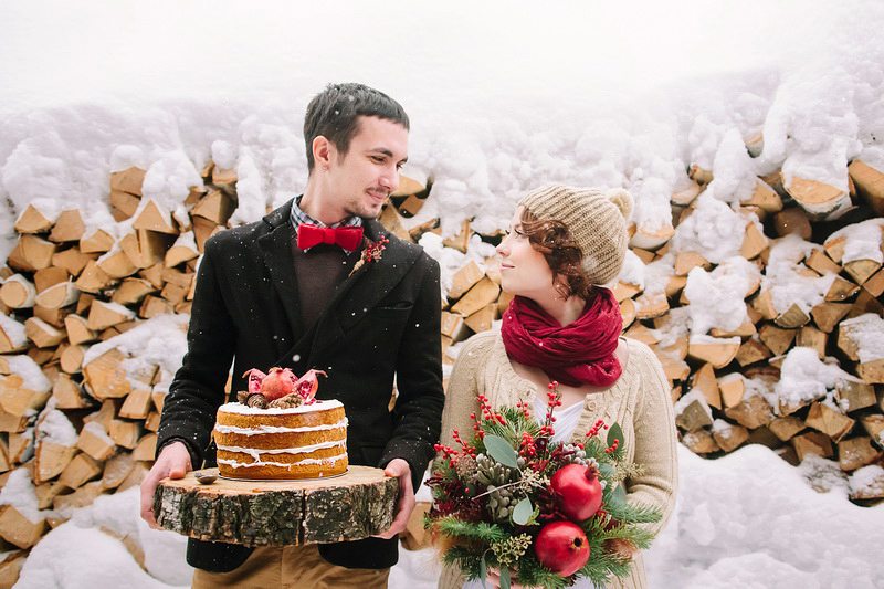 Влюбиться в зиму: вторая свадьба Даши и Сережи