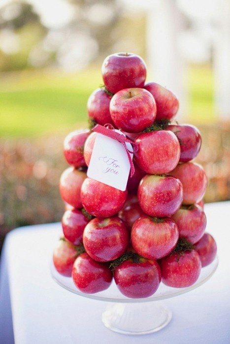 Яблочная стилистика свадьбы в деталях (34)