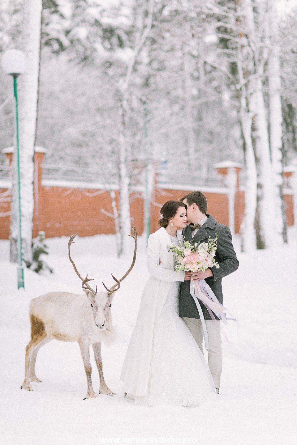 Зимняя элегантность: свадьба Николая и Оксаны