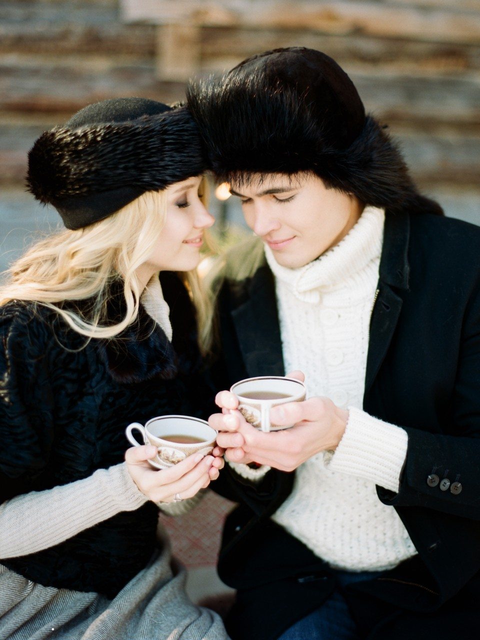 Романтика русской зимы: стилизованная съемка