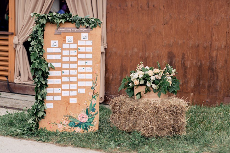 23 идеи оформления рассадки гостей с реальных свадеб