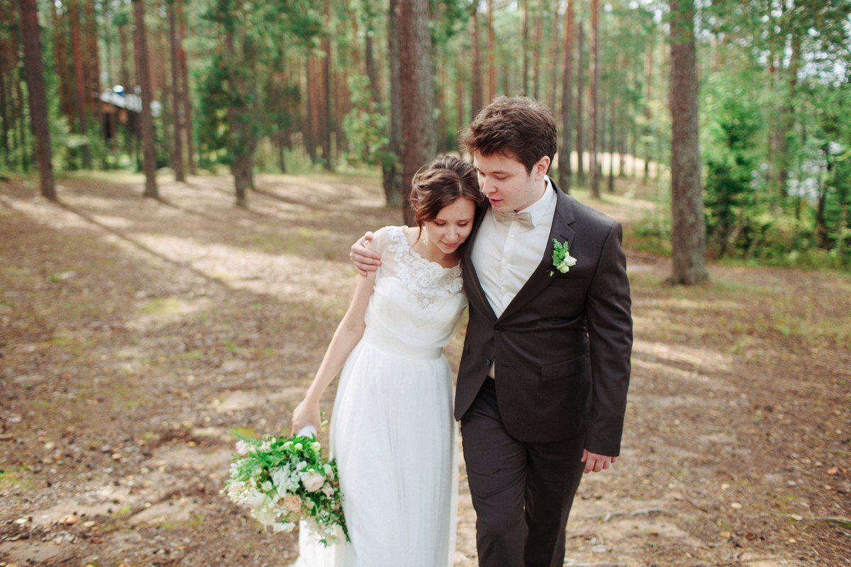 В сказочном лесу: свадьба Полины и Никиты