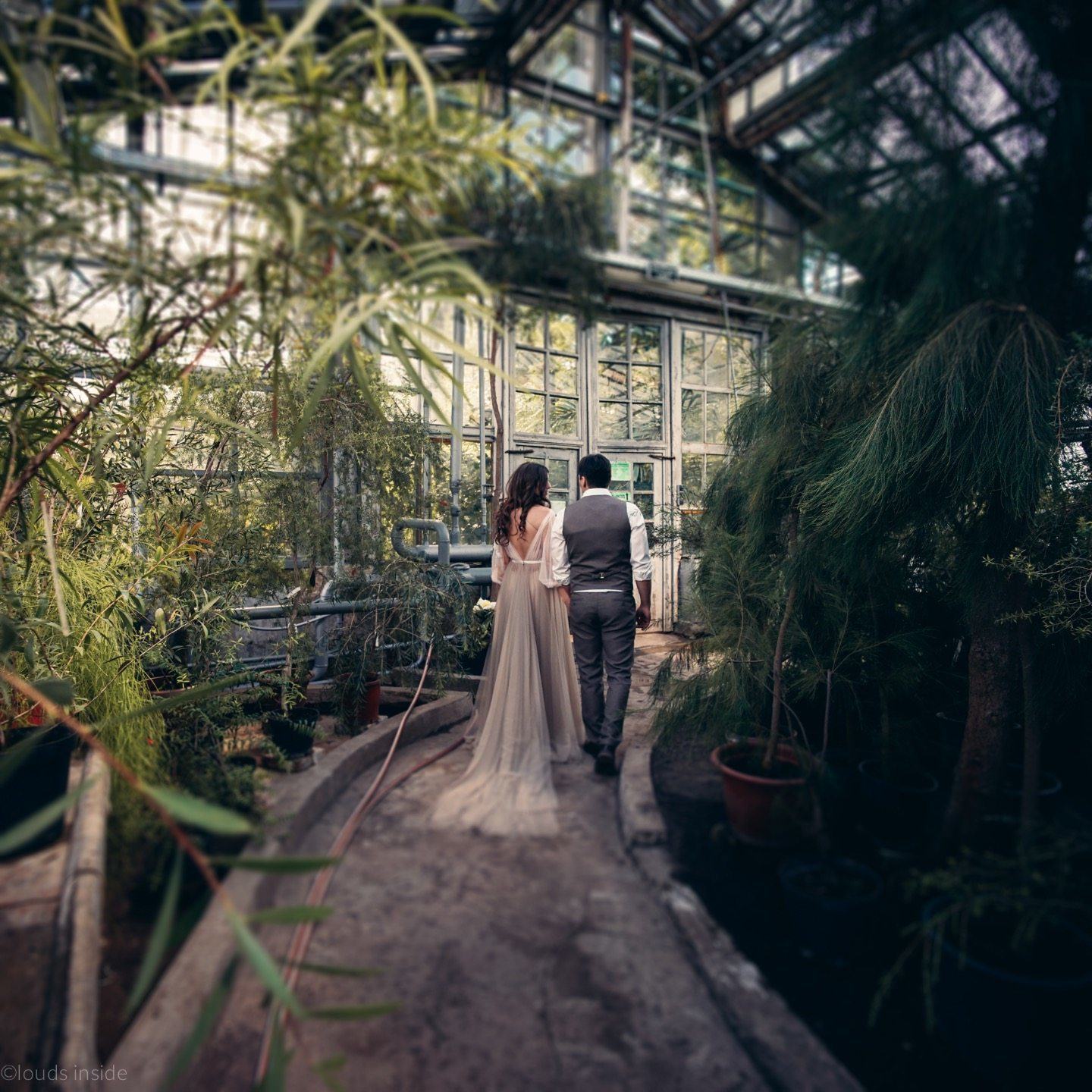Элегантная камерная свадьба в Ботаническом саду