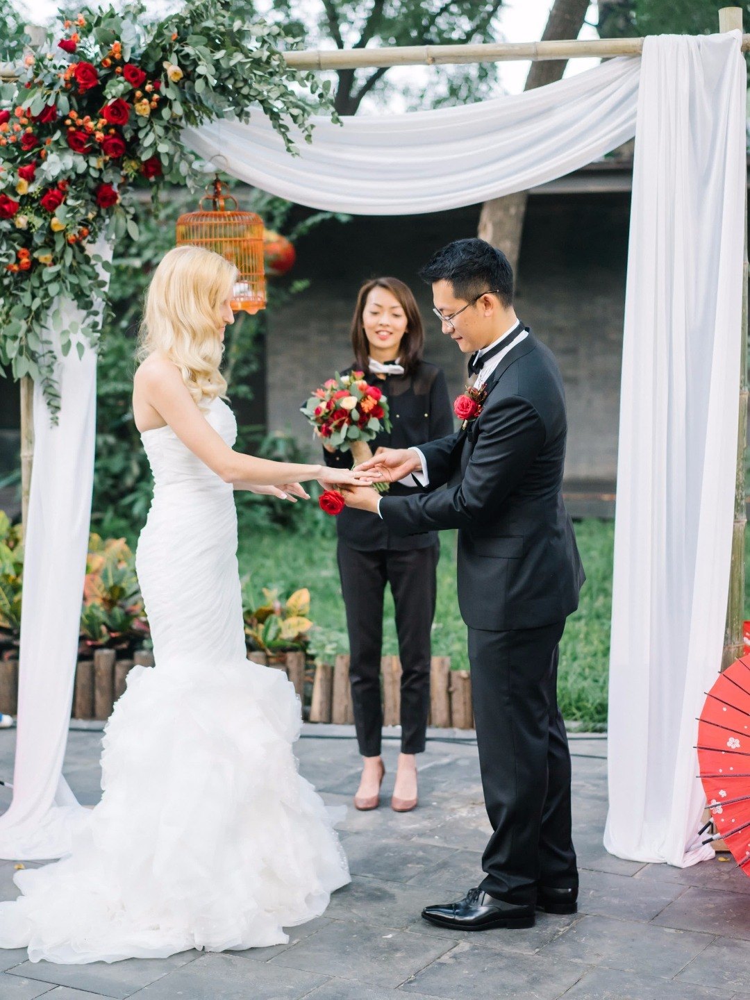 Гармония запада и востока: свадьба в Китае