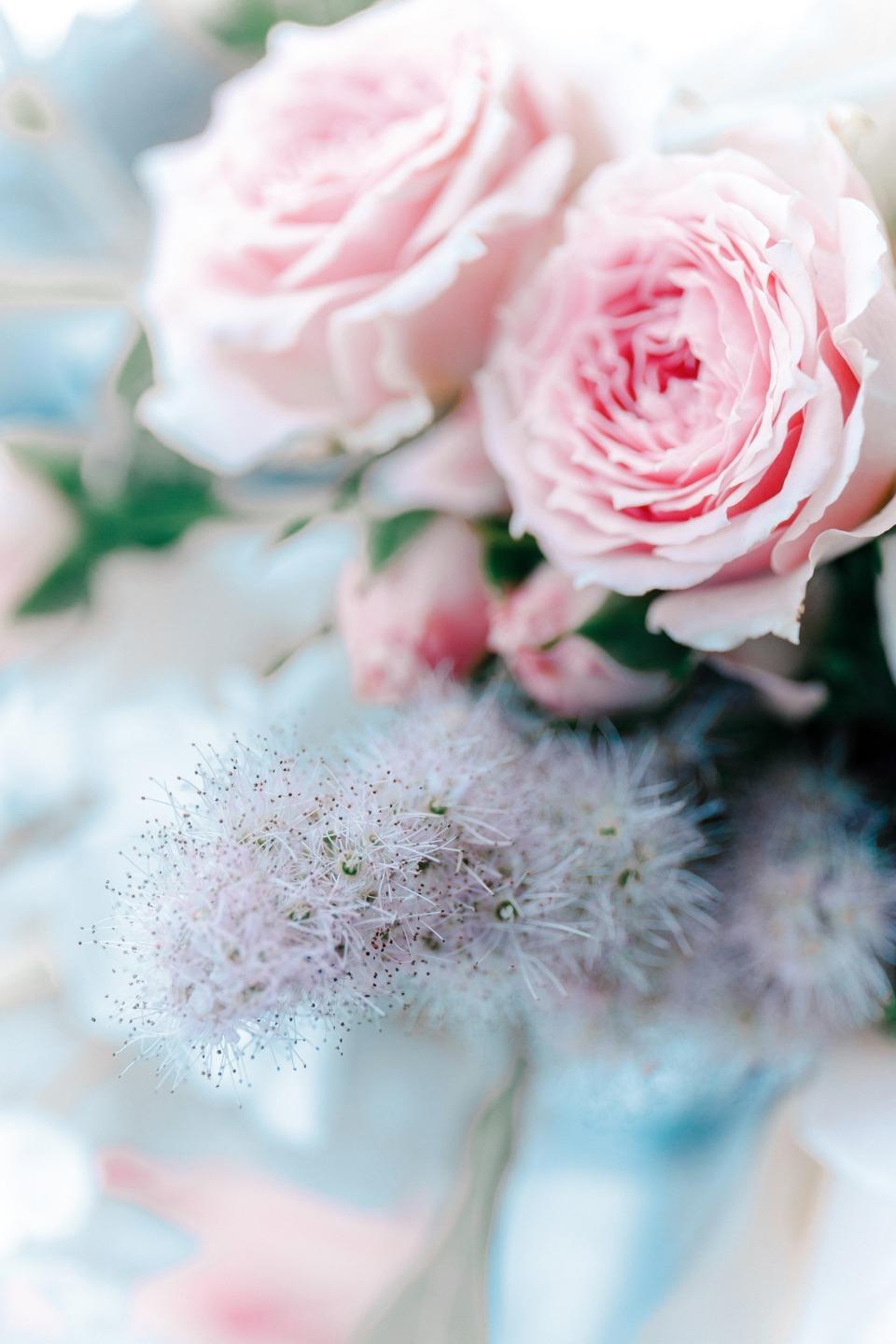 Воздушная легкость: свадьба в голубых и розовых тонах