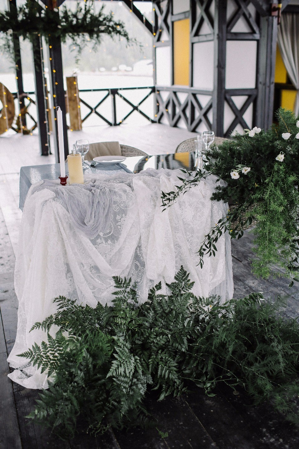 Скандинавский минимализм: свадьба на Алтае