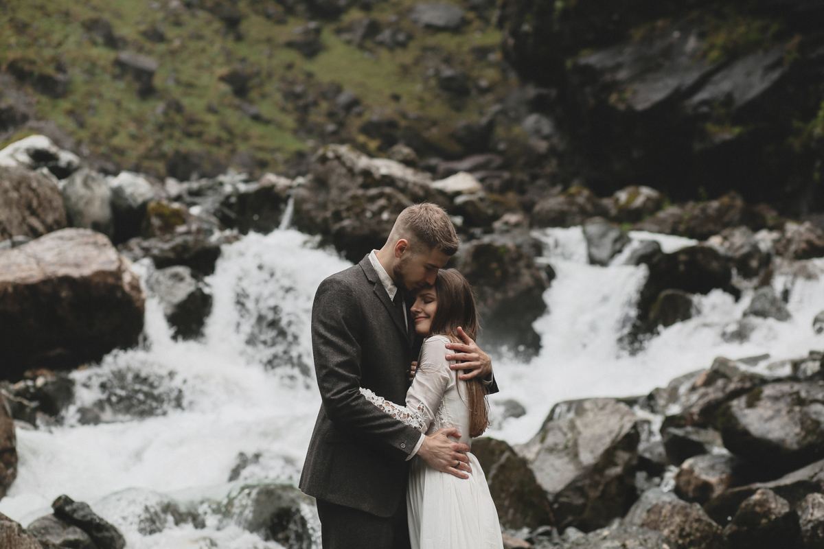 Единение с природой: свадьба в Норвегии