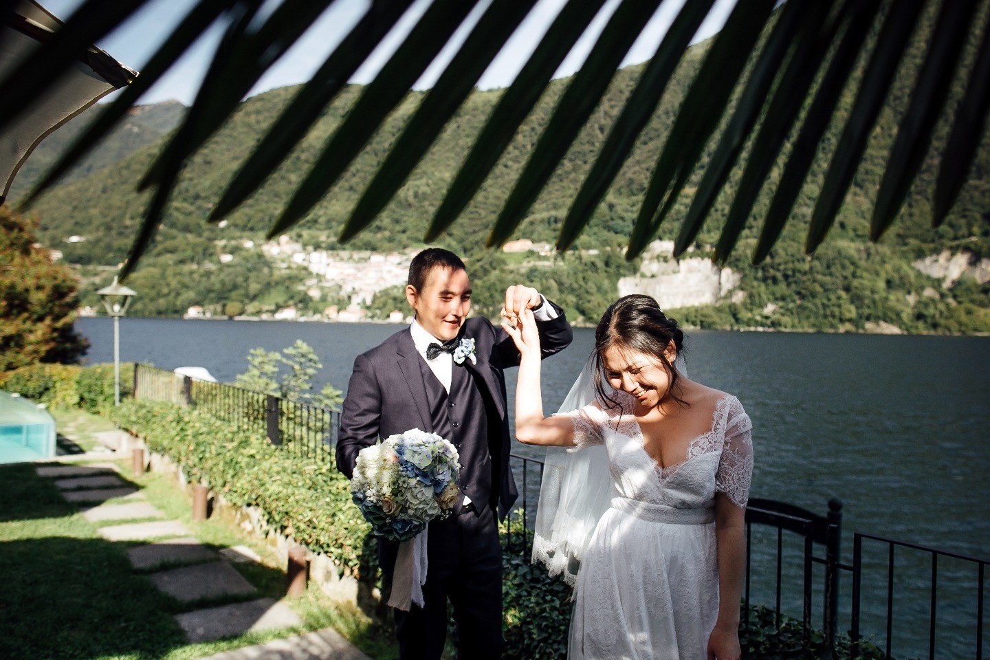 Комо на двоих: романтичная свадьба в Италии