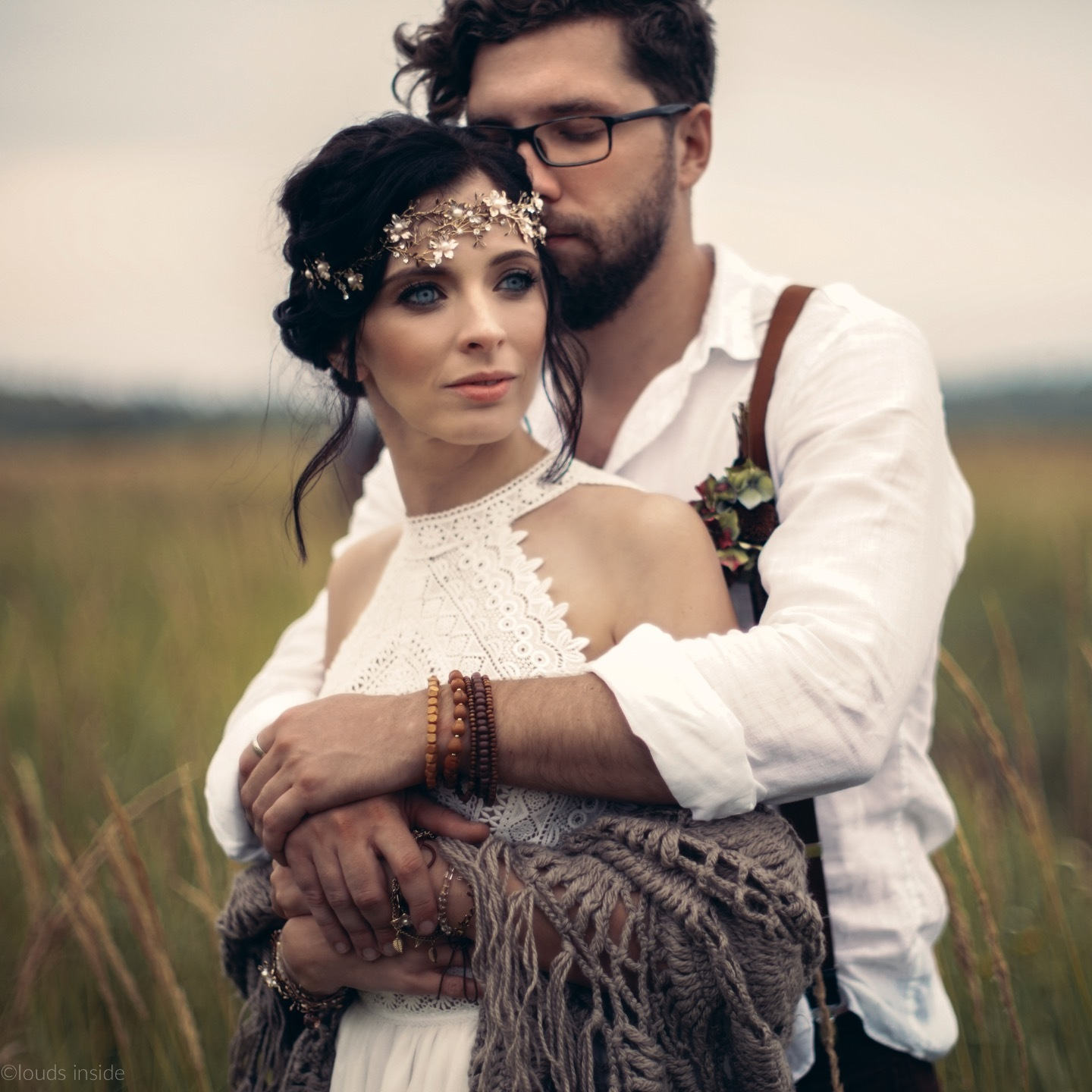 Boho love-story in autumn colors