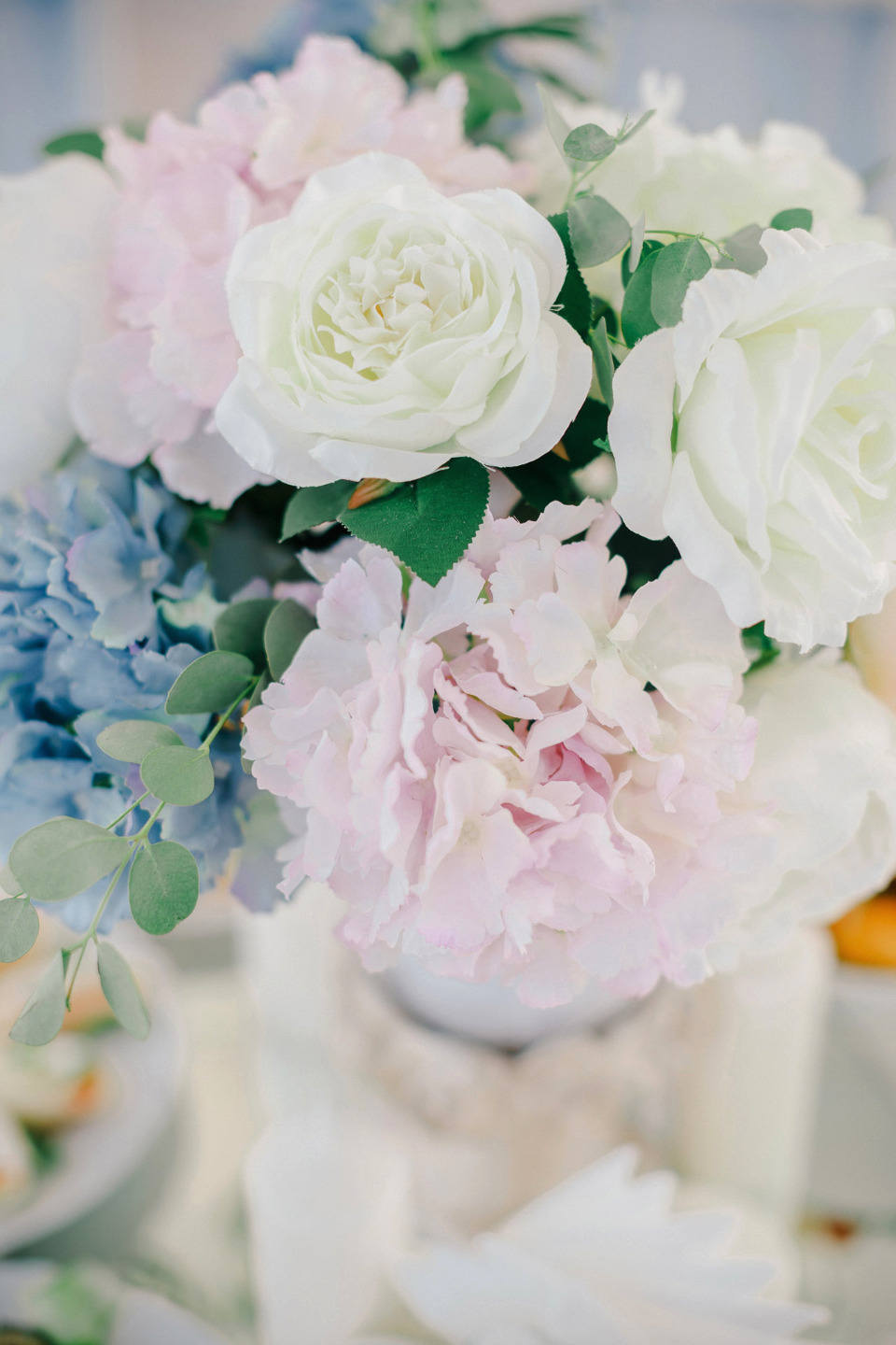 Нежность и романтика: свадьба в розово-голубой палитре