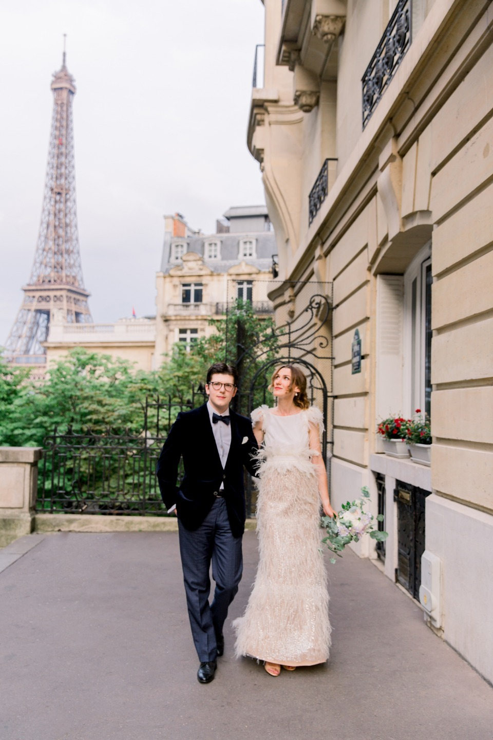 Винтажная свадьба для двоих в Париже