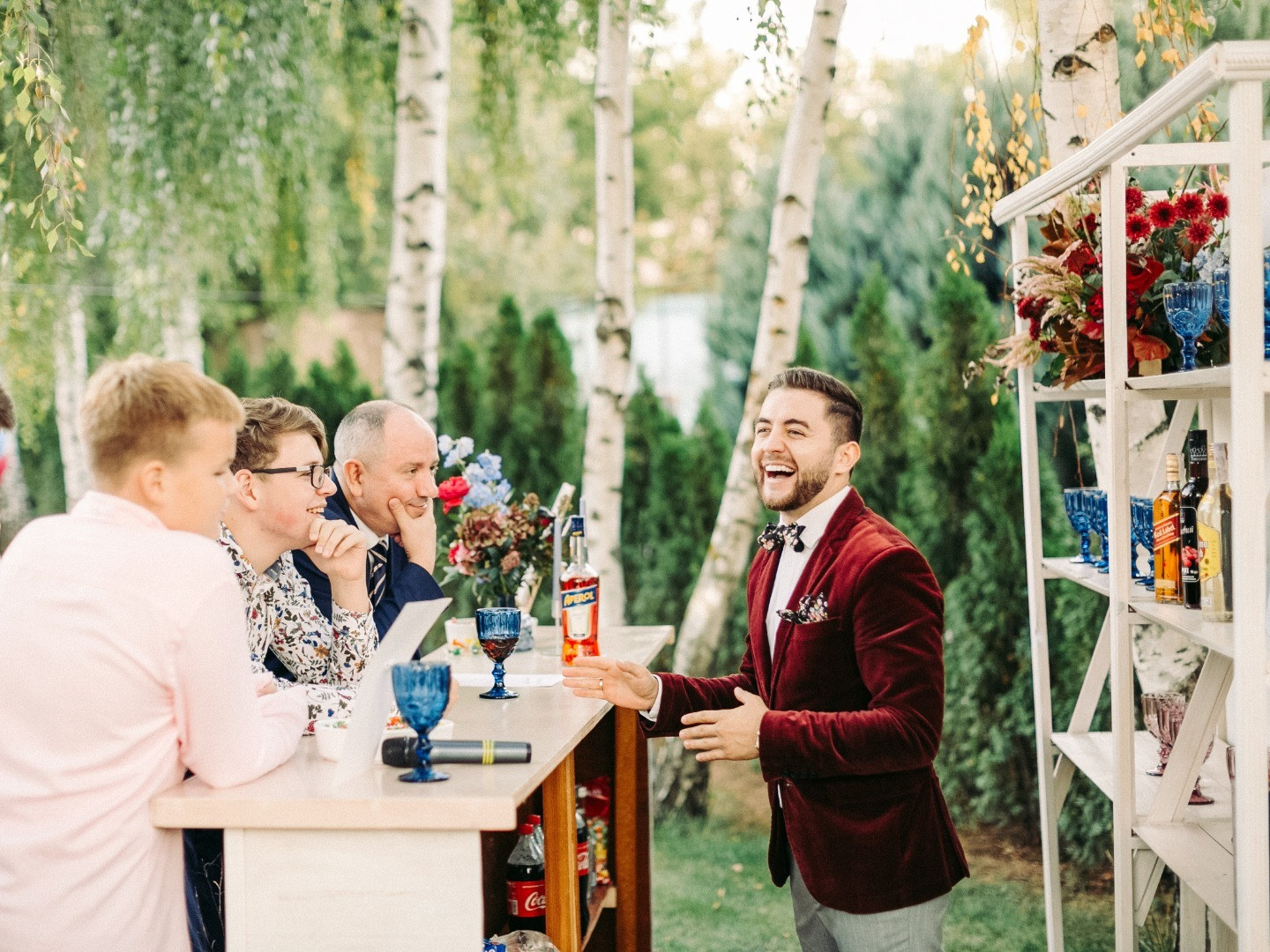 Яркая осень: свадьба на природе на 100 гостей