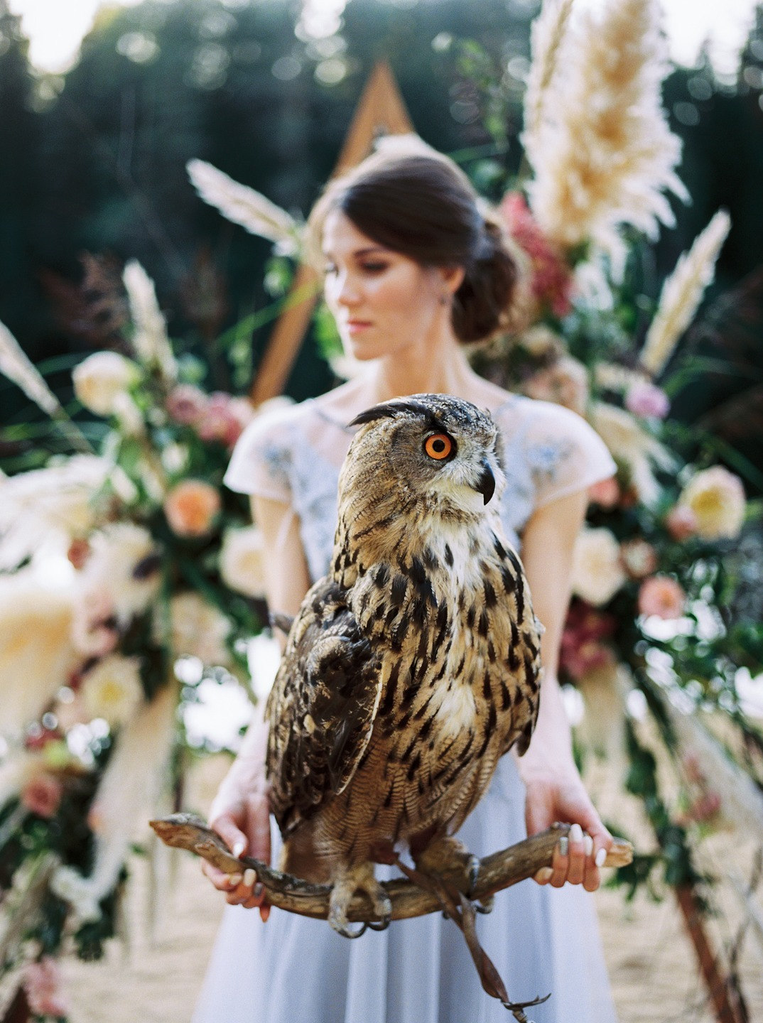 Элегантное бохо: свадьба на природе