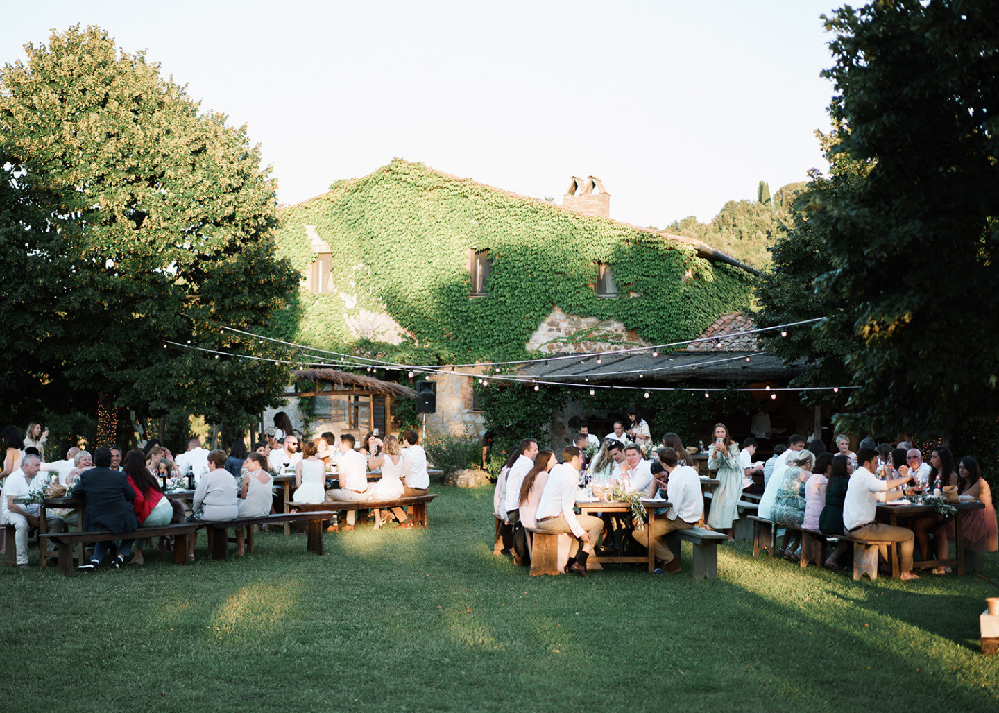 Modern Rustic: свадьба на вилле в Тоскане