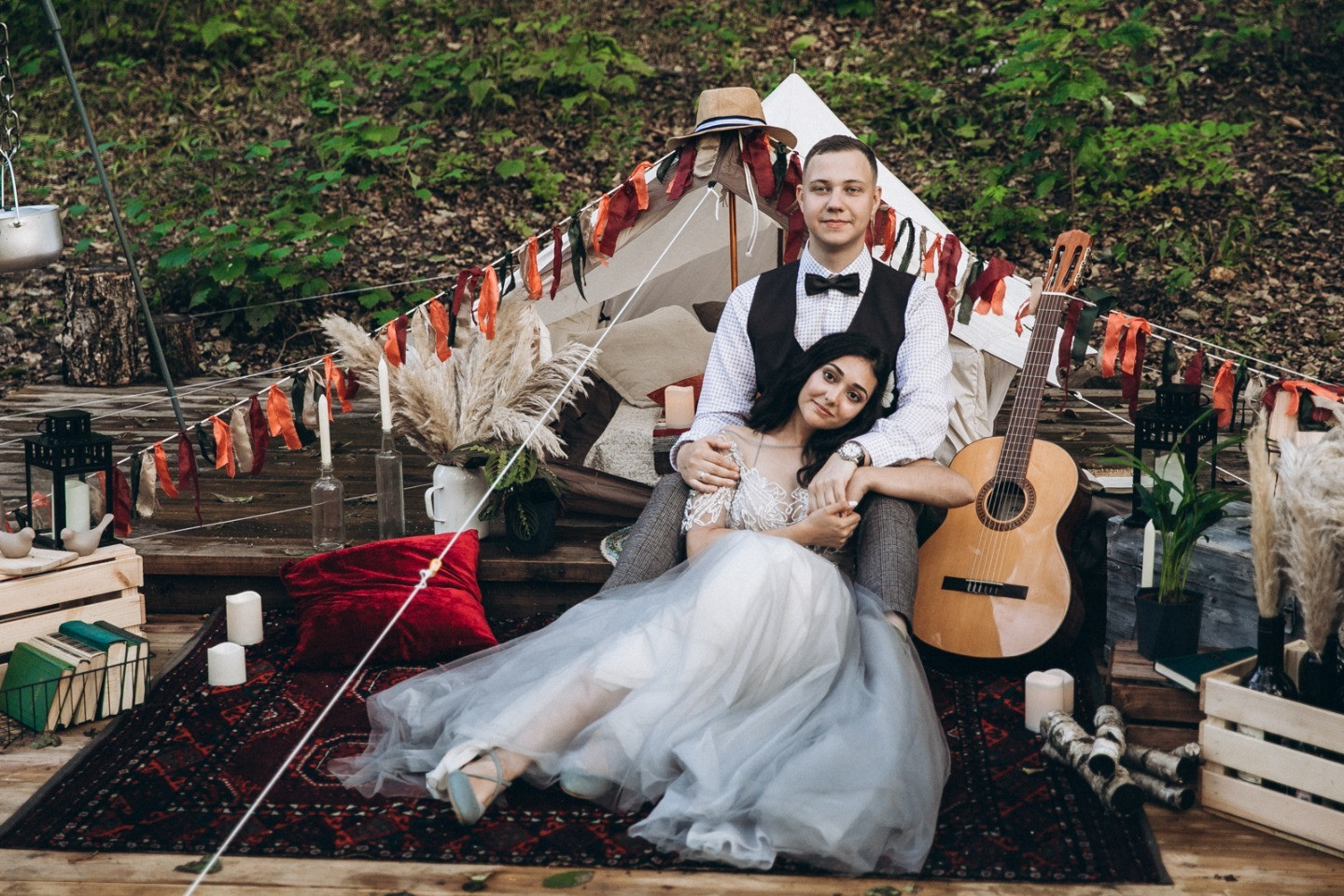 «Вот так просто?»: свадьба-путешествие в стиле бохо