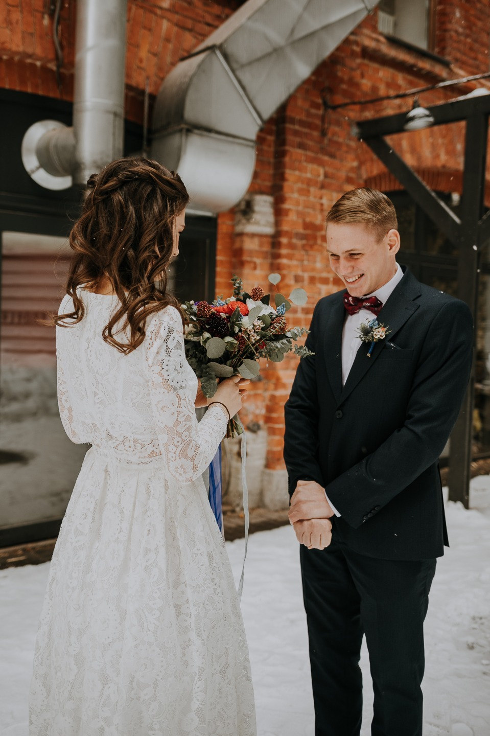 Любовь в феврале: элегантная свадьба в светлых оттенках