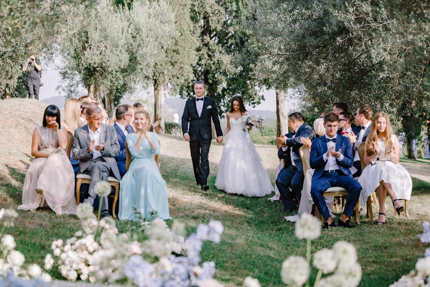 Под одним небом Италии: свадьба в Borgo Bastia Creti