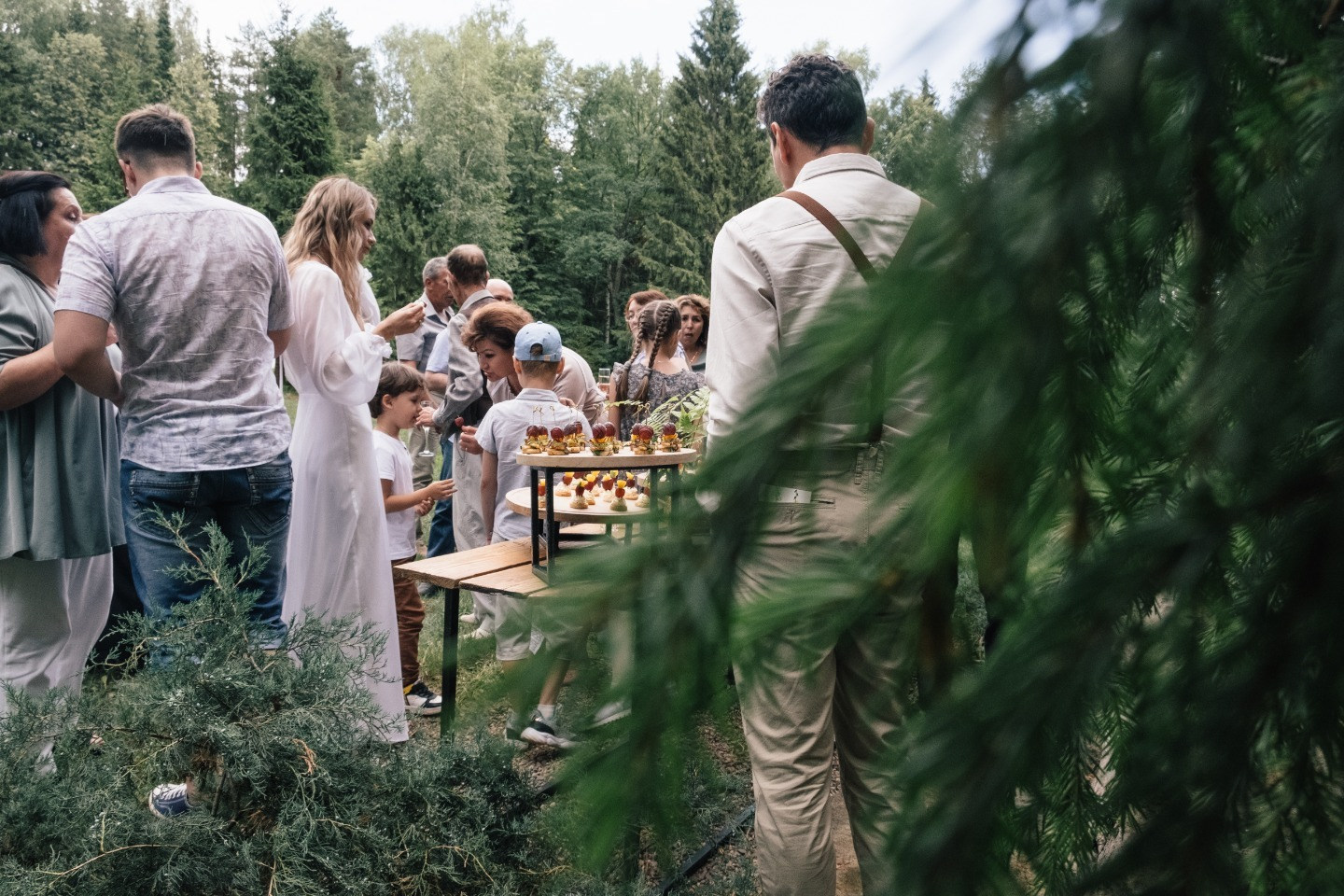 Уютная эко-свадьба в лаунж-парке