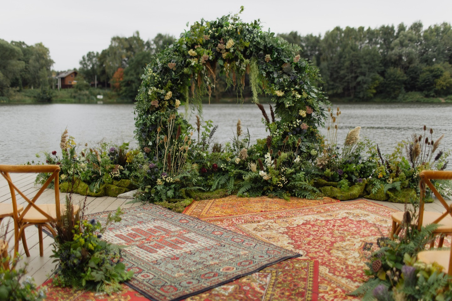 Осенняя свадьба в эко-стилистике