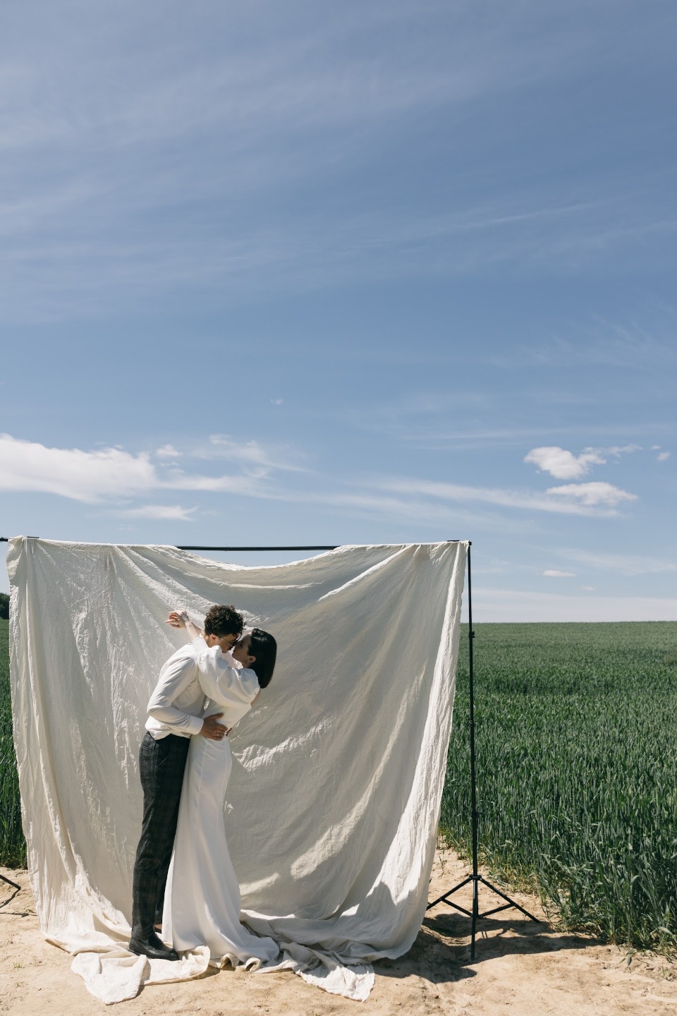 Стильный рустик: свадьба под открытым небом
